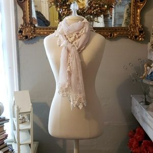 Ivory Lace Scarf / Shawl / Wrap ~Sold~